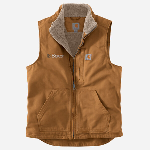 Sherpa Lined Mock Neck Vest Thumbnail